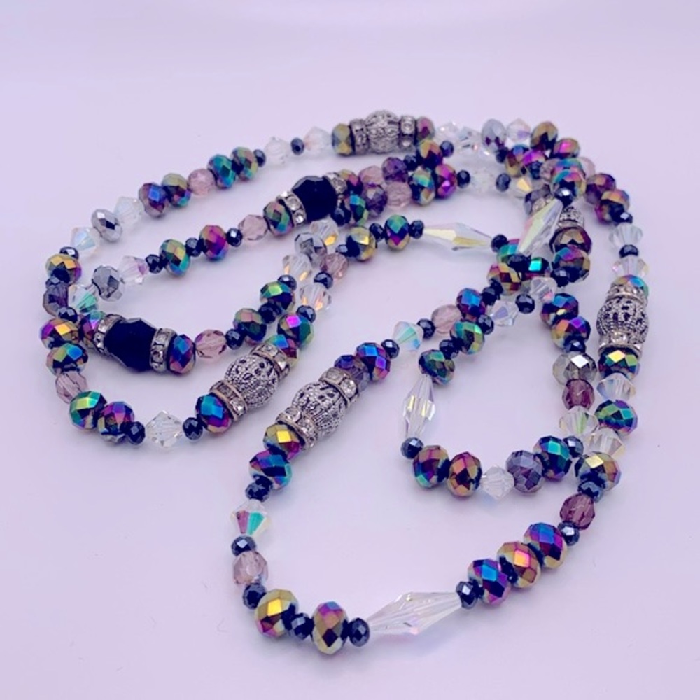 💝Vintage JABLONEX Czech Crystal Necklace
